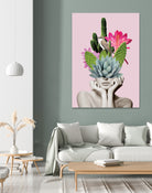 Cactus Lady by dada22 . on GIANT ART - pink photo illustration