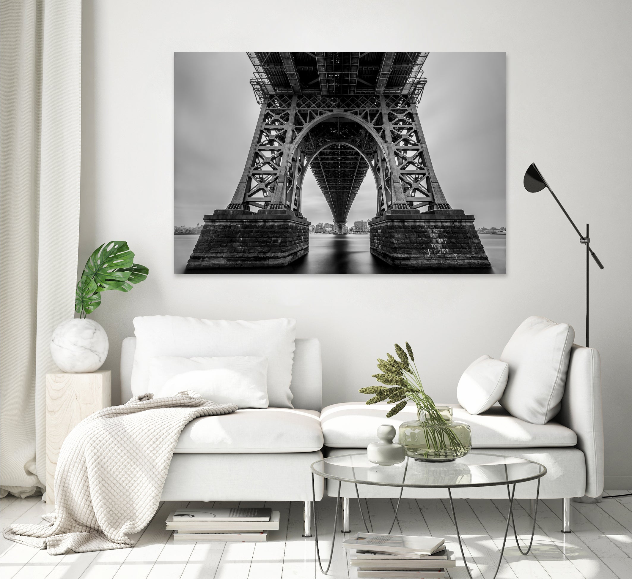 Williamsburg bridge by Jianfeng Chen on GIANT ART - black photo manipulation