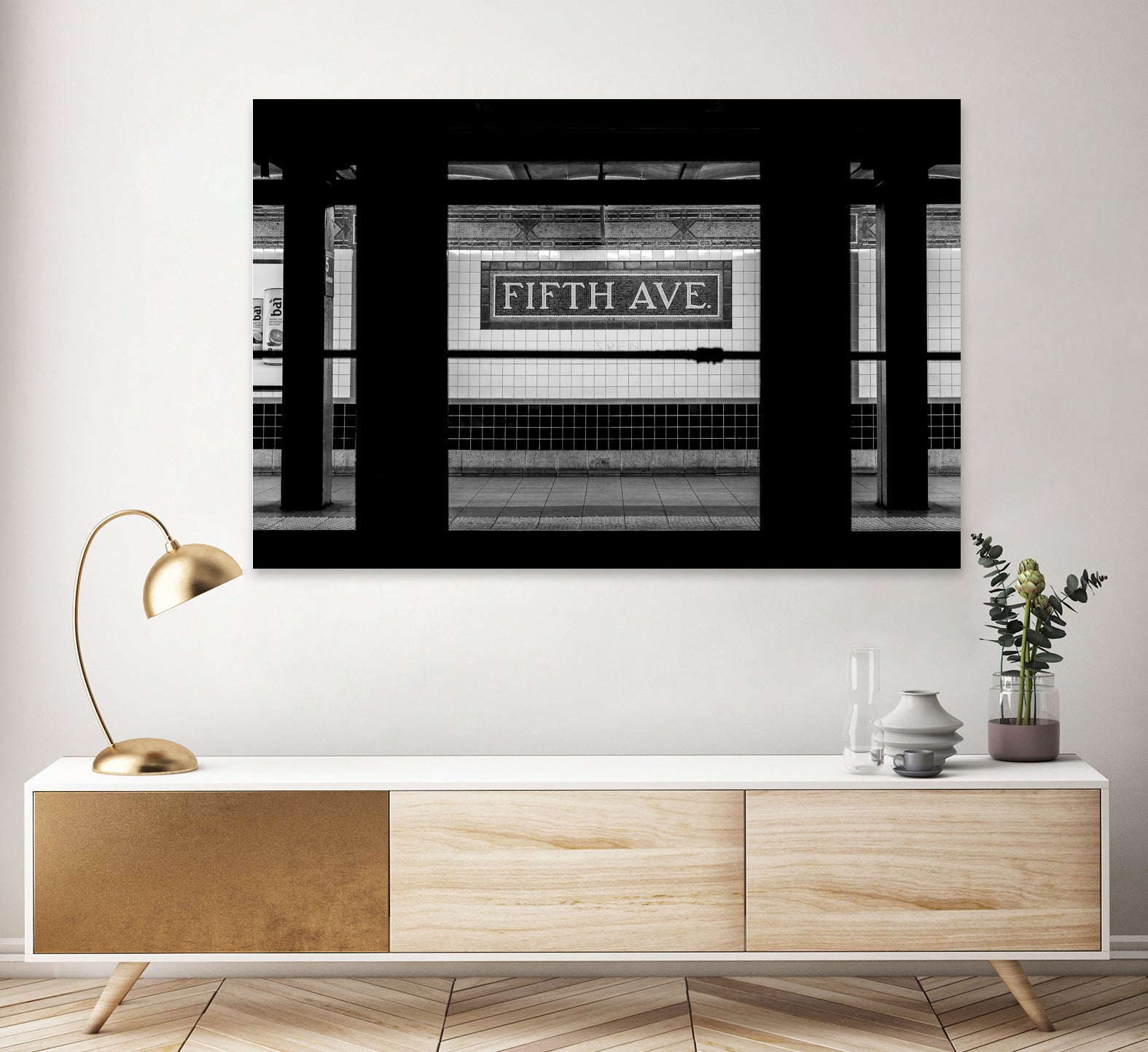 Fifth Ave Subway by Jianfeng Chen on GIANT ART - black photo manipulation