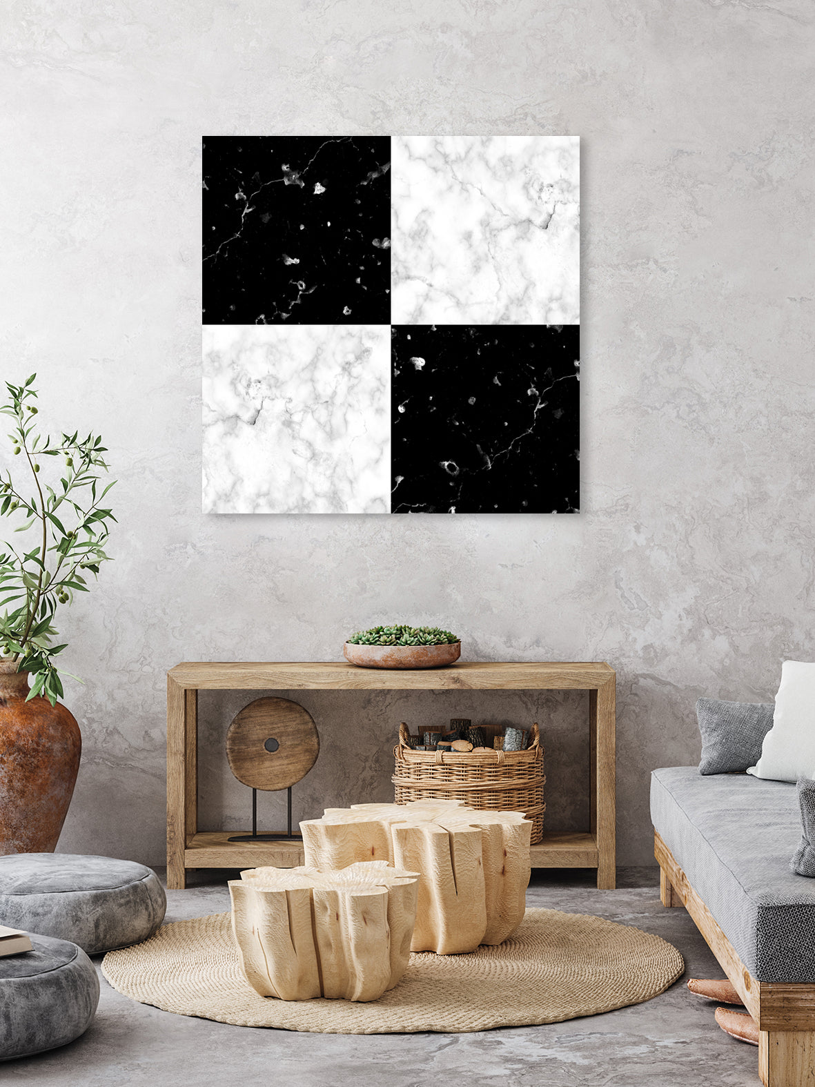 Black and white marble by Denitsa Tsonkova on GIANT ART - black digital drawing