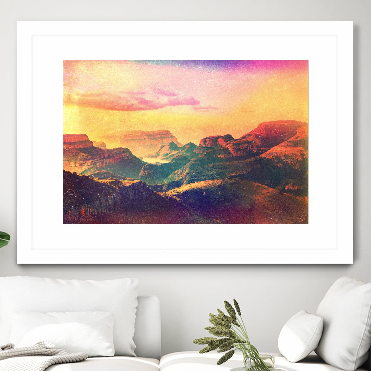 Slumpy Lands II by Daniel Montero on GIANT ART - yellow photo manipulation