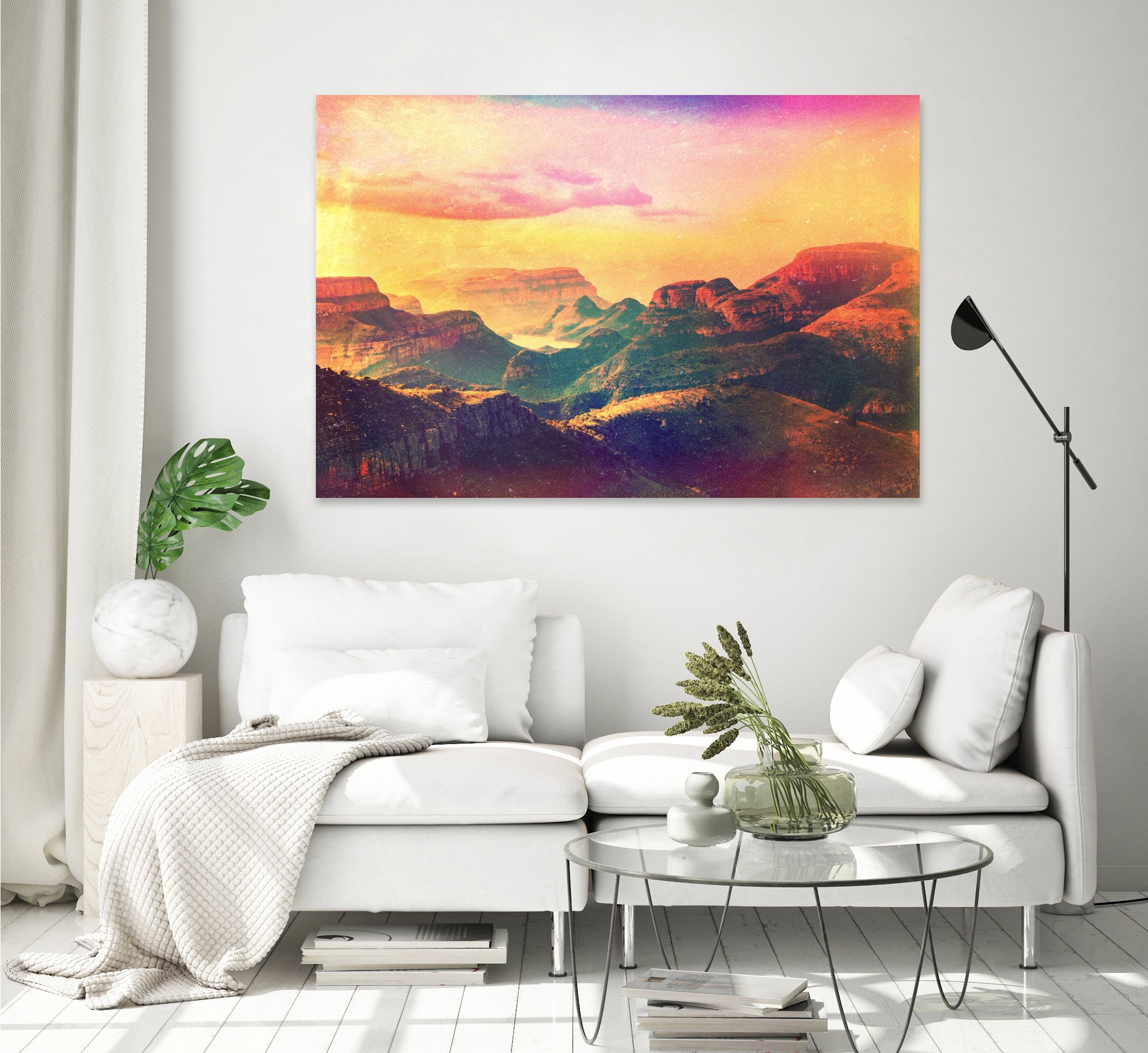 Slumpy Lands II by Daniel Montero on GIANT ART - yellow photo manipulation