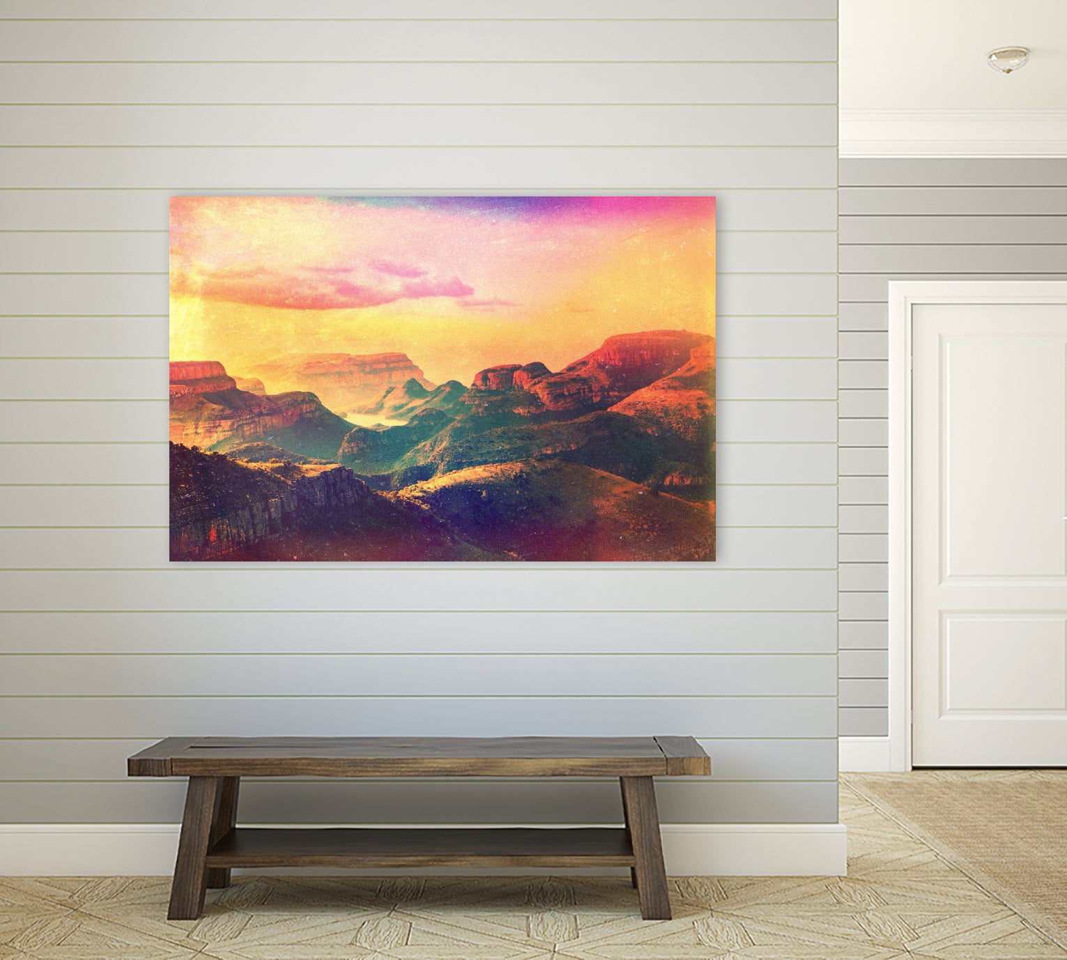 Slumpy Lands II by Daniel Montero on GIANT ART - yellow photo manipulation