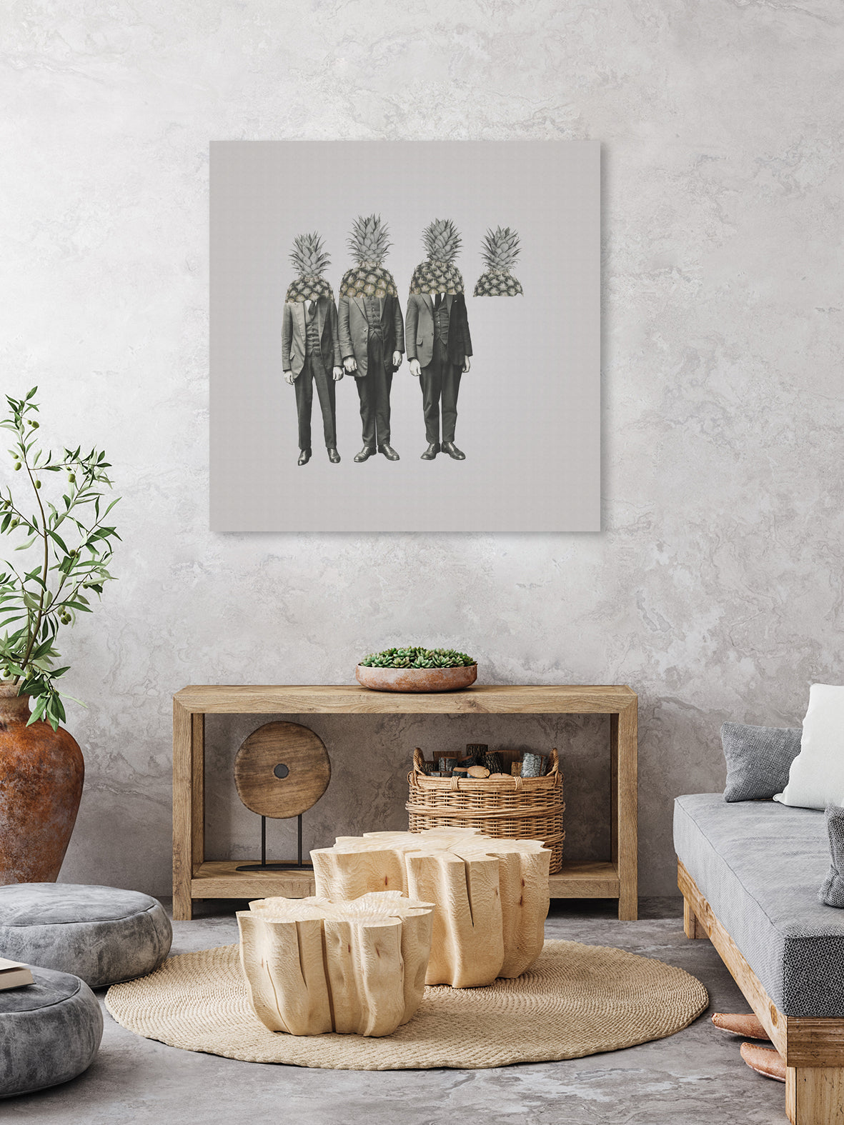 Pineapple Mugshot by Isa Valimaki on GIANT ART - green photo manipulation