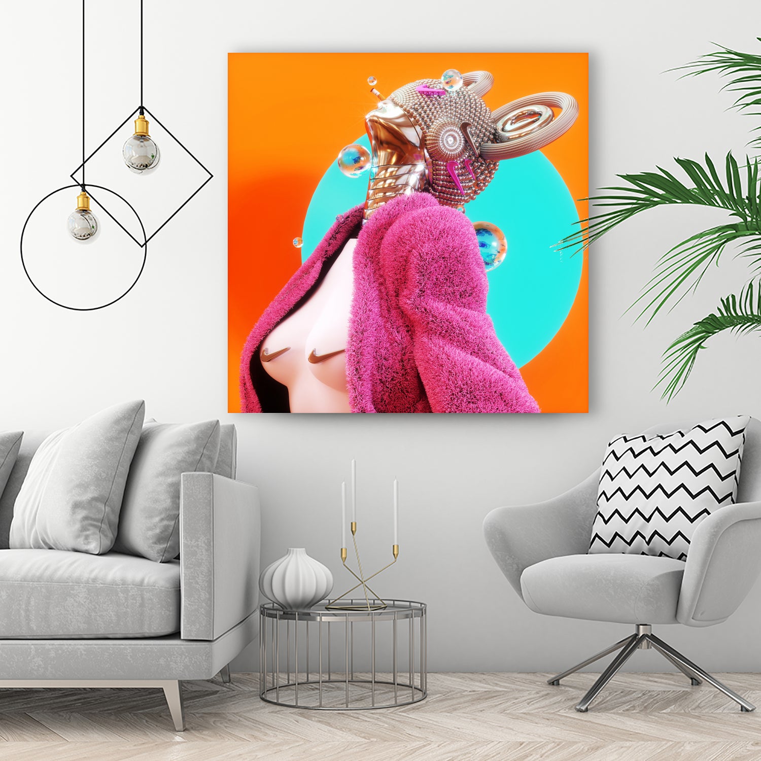 BOTYOUNG by Antoni Tudisco on GIANT ART - pink 3d art