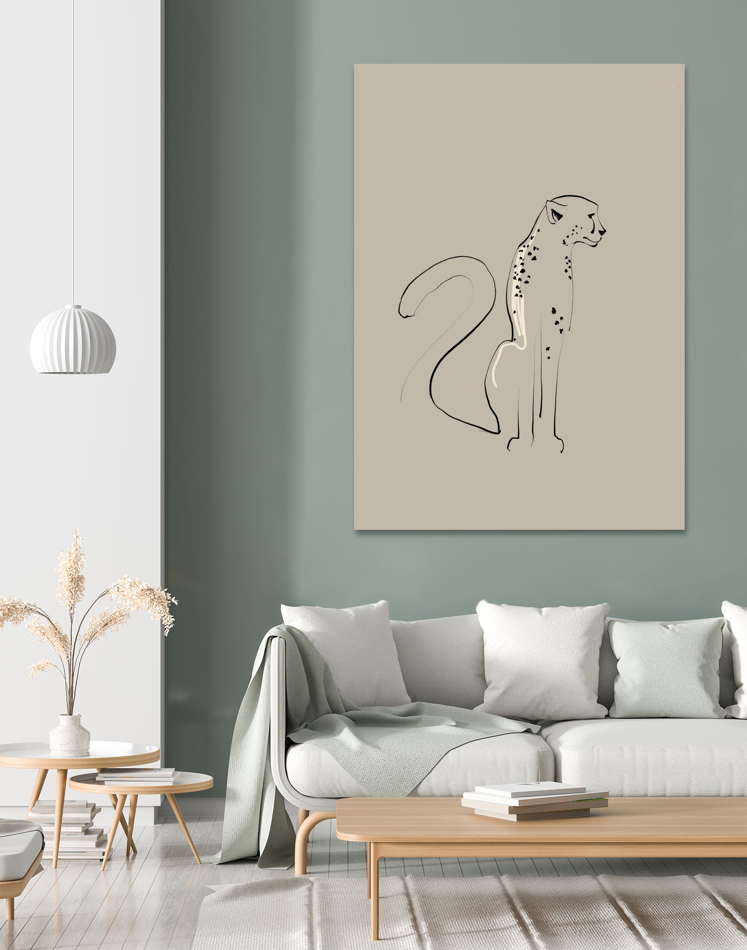 CHEETAH by Nadine Batista Santos on GIANT ART - brown digital drawing