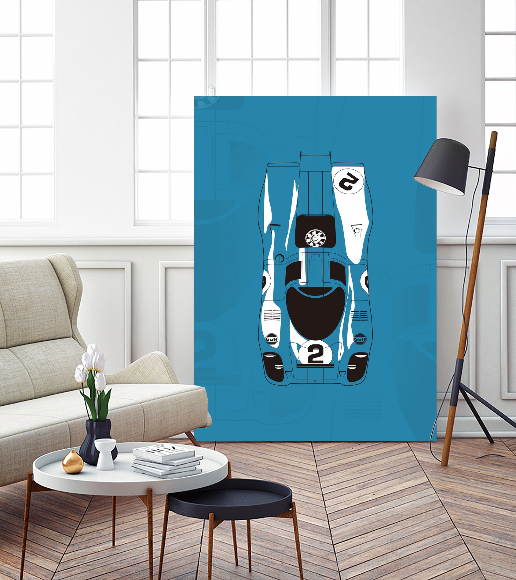 917 by Jonathan Armani on GIANT ART - blue digital drawing