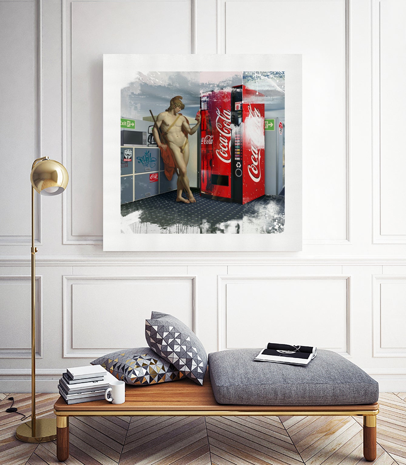 Taking a break by José Luis Guerrero on GIANT ART - red digital painting