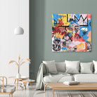 57 Great Jones Street by Pink Pank on GIANT ART - red mixed media