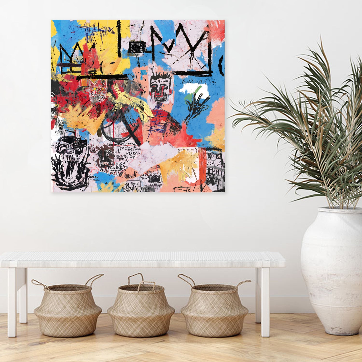 57 Great Jones Street by Pink Pank on GIANT ART - red mixed media