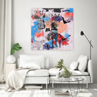 SAMO is Alive by Pink Pank on GIANT ART - pink mixed media