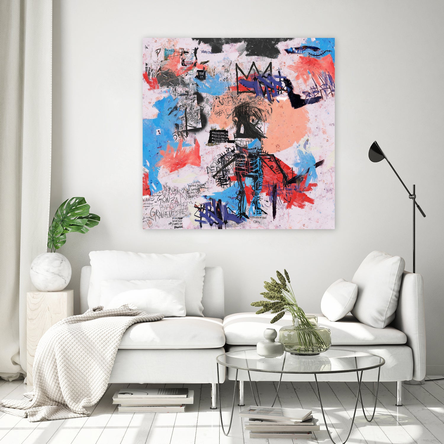 SAMO is Alive by Pink Pank on GIANT ART - pink mixed media