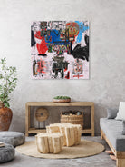 Sure Sure - Art Print by Pink Pank on GIANT ART - red mixed media