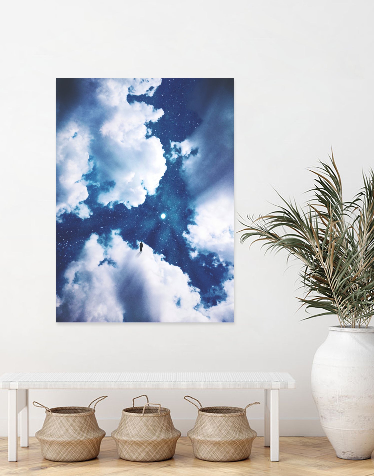 Alone by Hussam Eissa on GIANT ART - blue digital painting