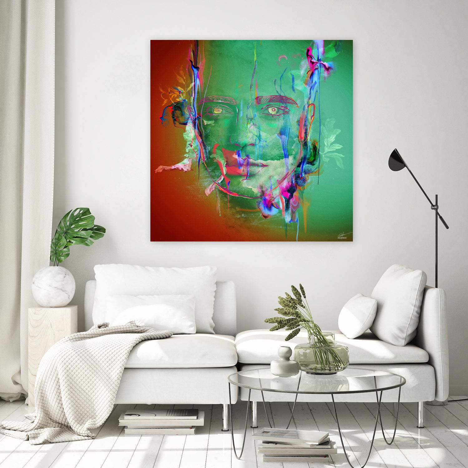 Hold On by Archan Nair on GIANT ART - green digital painting