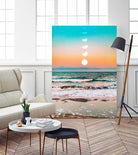 Beach Moon by 83  Oranges on GIANT ART - orange digital beach
