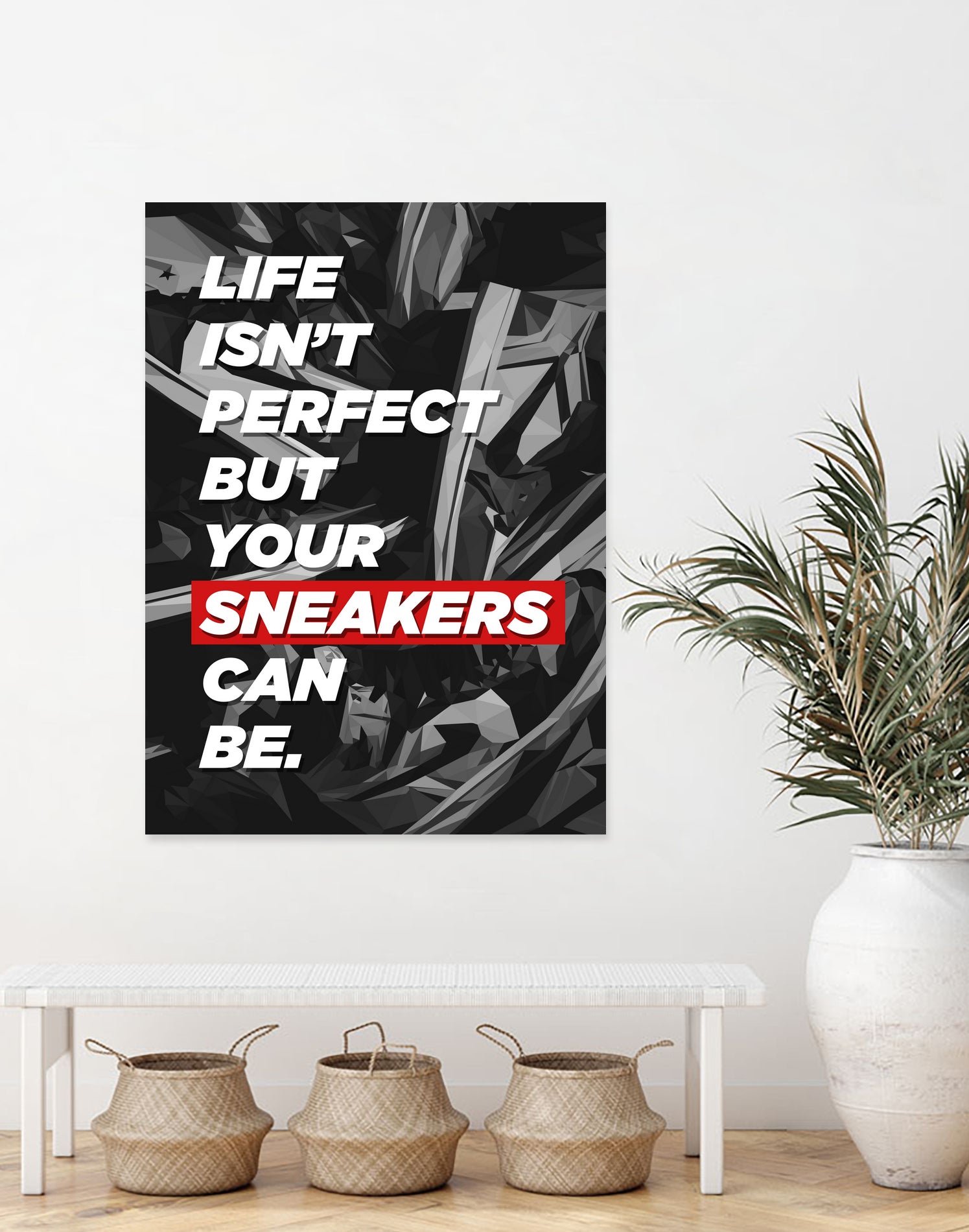 sneakers addict quotes by Artnesia on GIANT ART