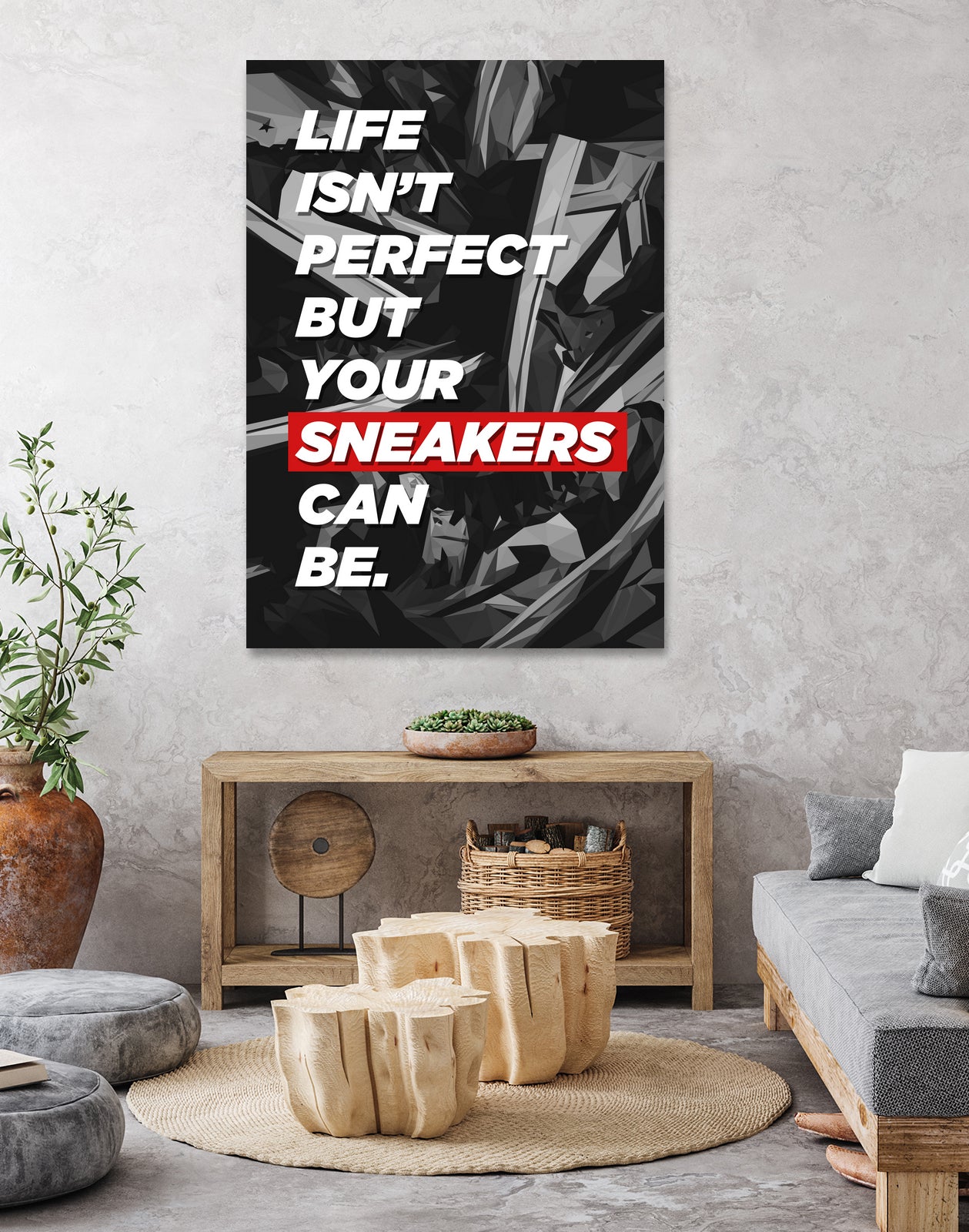 sneakers addict quotes by Artnesia on GIANT ART