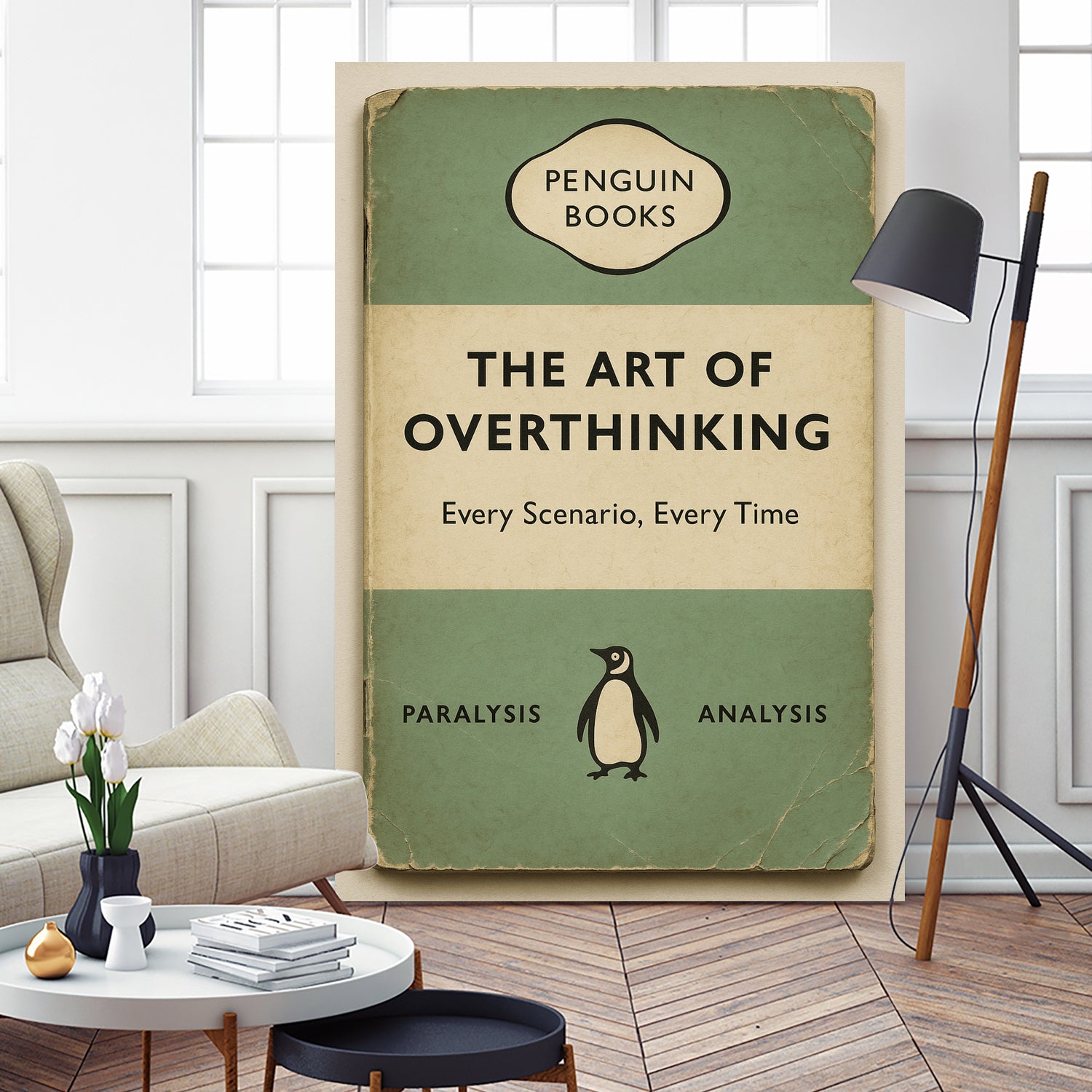The Art of Overthinking by M Studio on GIANT ART - green positive vibes motivation