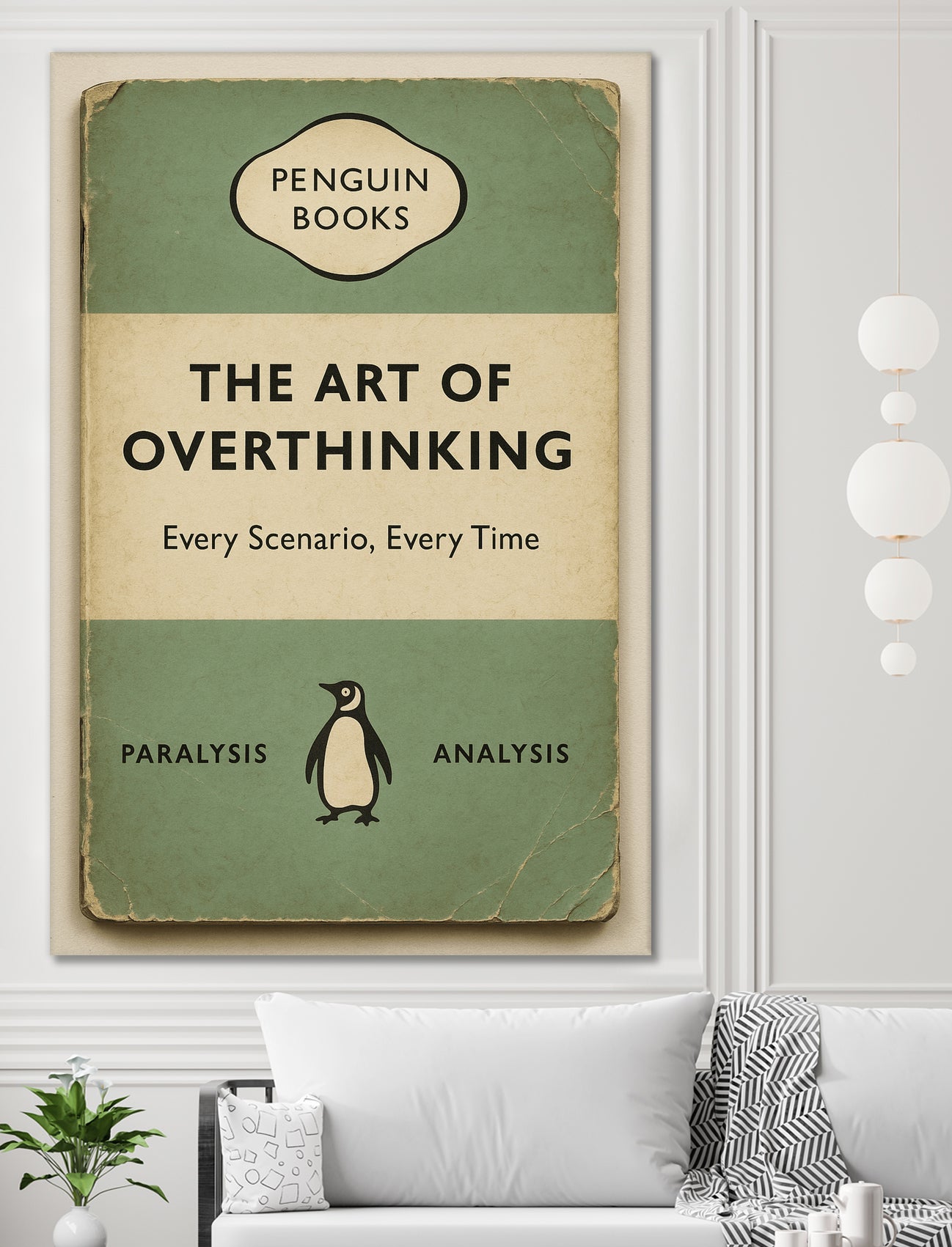 The Art of Overthinking by M Studio on GIANT ART - green positive vibes motivation