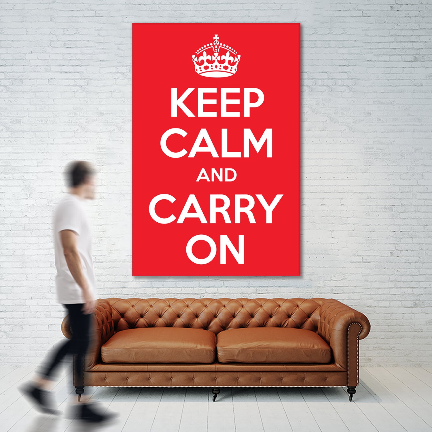 Keep Calm and Carry On by M Studio on GIANT ART - motivation