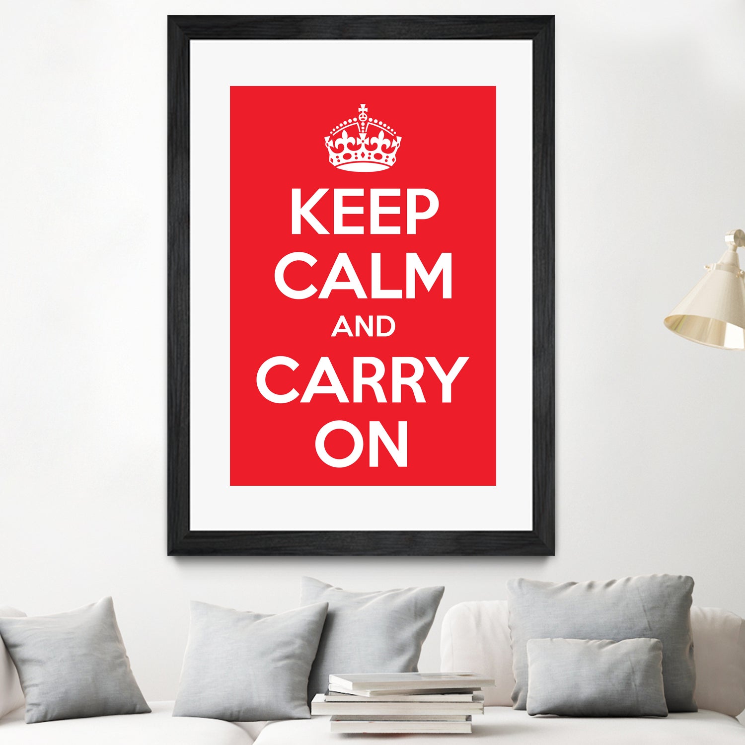 Keep Calm and Carry On by M Studio on GIANT ART - motivation