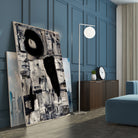 Ancient Shapes by Janet London on GIANT ART - black and white abstract