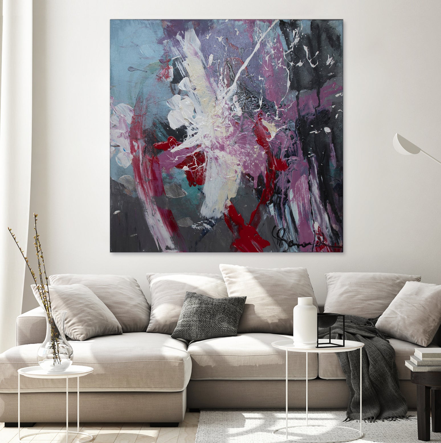 Climax by Doris Savard on GIANT ART - red