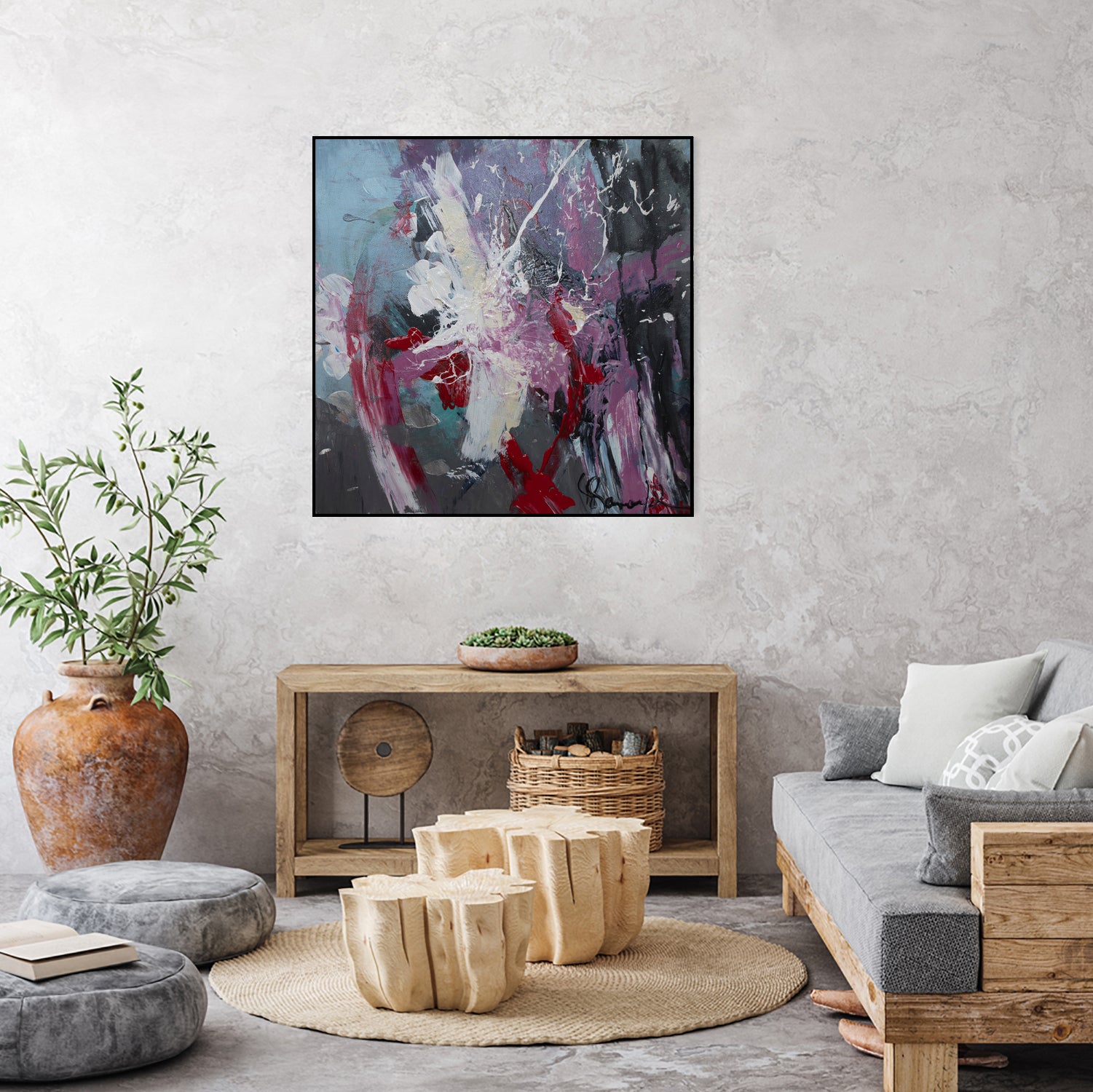 Climax by Doris Savard on GIANT ART - red