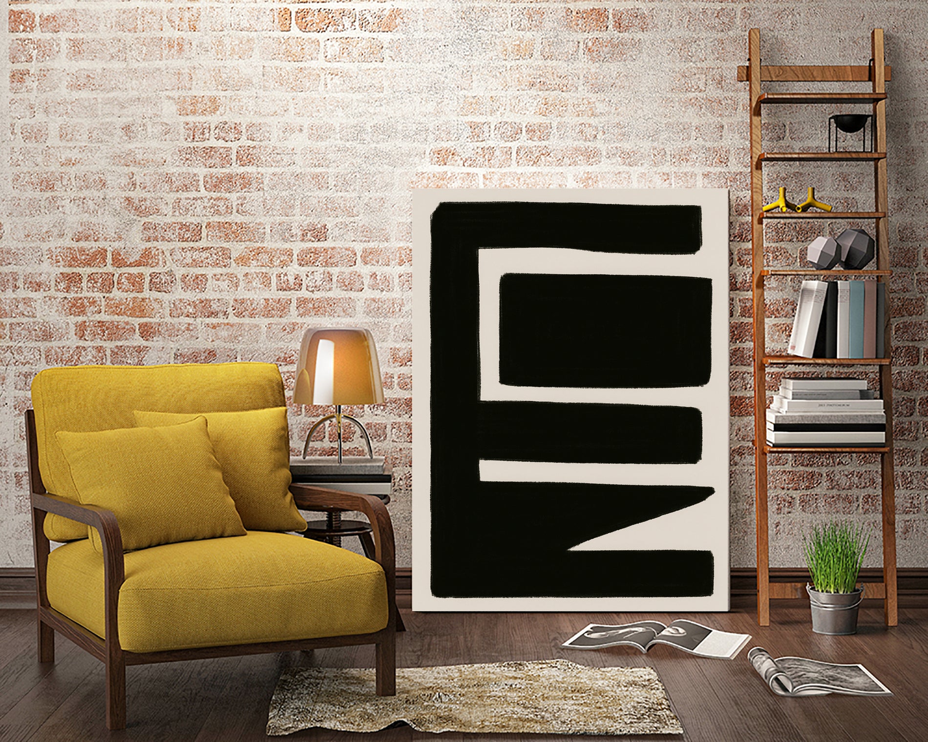 Essence of Line by Ixchel on GIANT ART - black shape