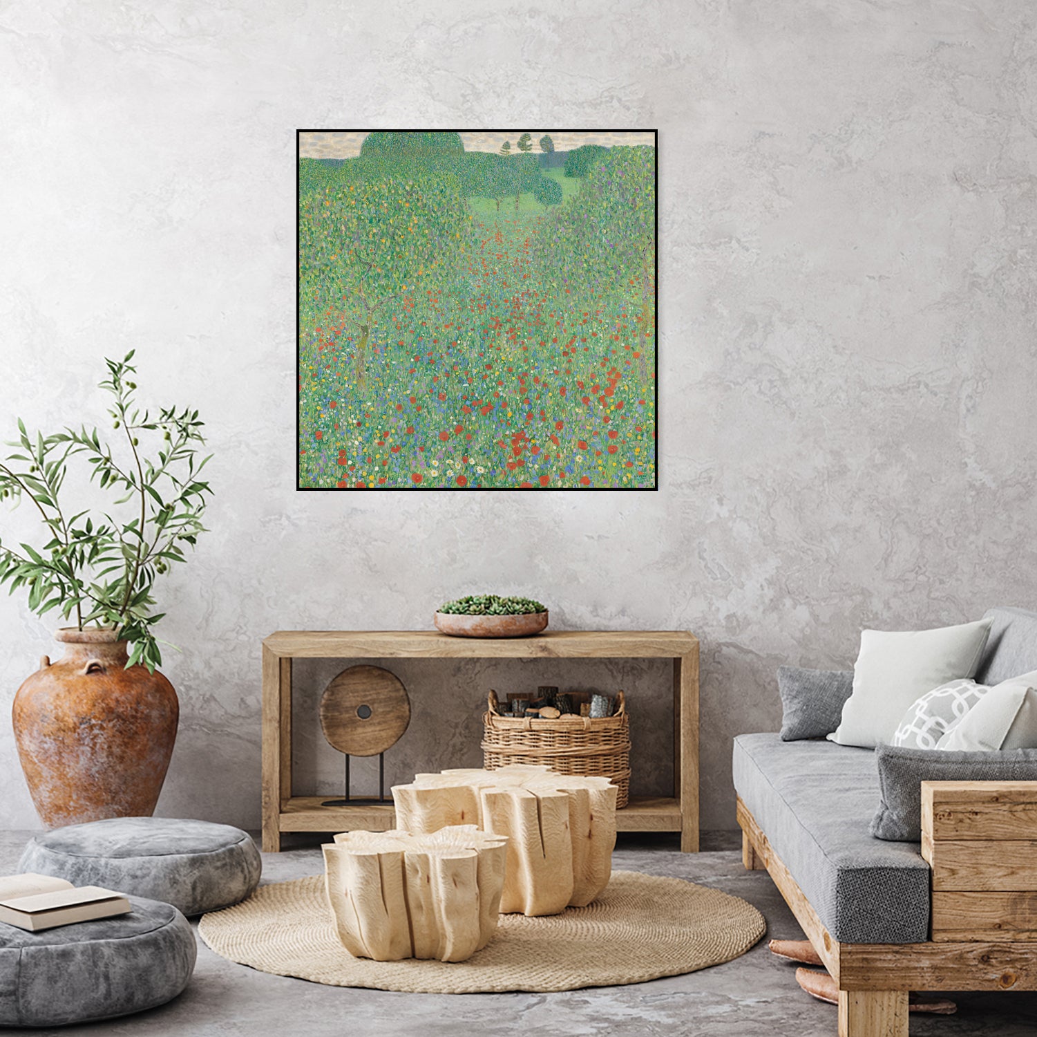 Blühender Mohn by Gustav Klimt on GIANT ART