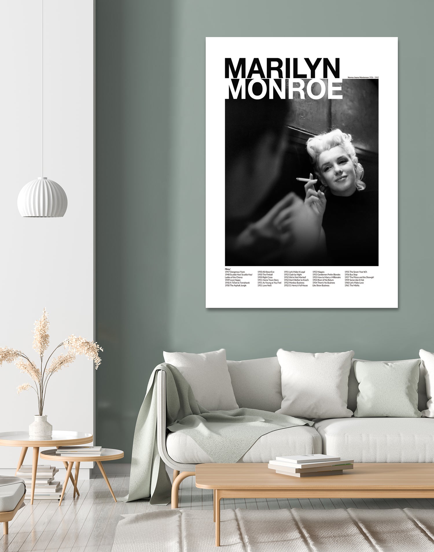 Marilyn Monroe by M Studio on GIANT ART - black and white photography