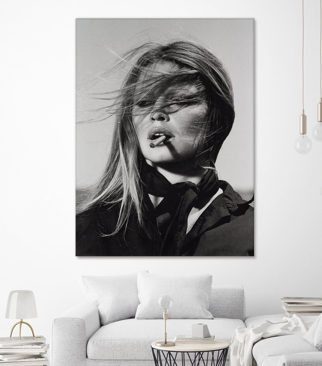 Brigitte Bardot by M Studio on GIANT ART - black and white black and white bardot