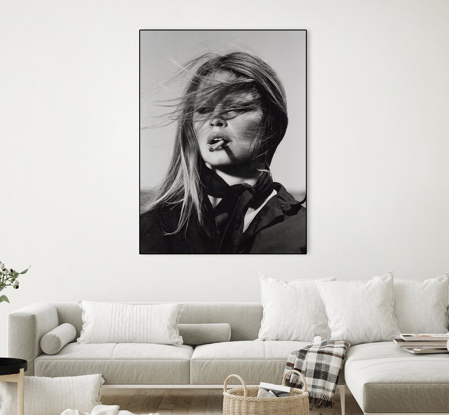 Brigitte Bardot by M Studio on GIANT ART - black and white black and white bardot