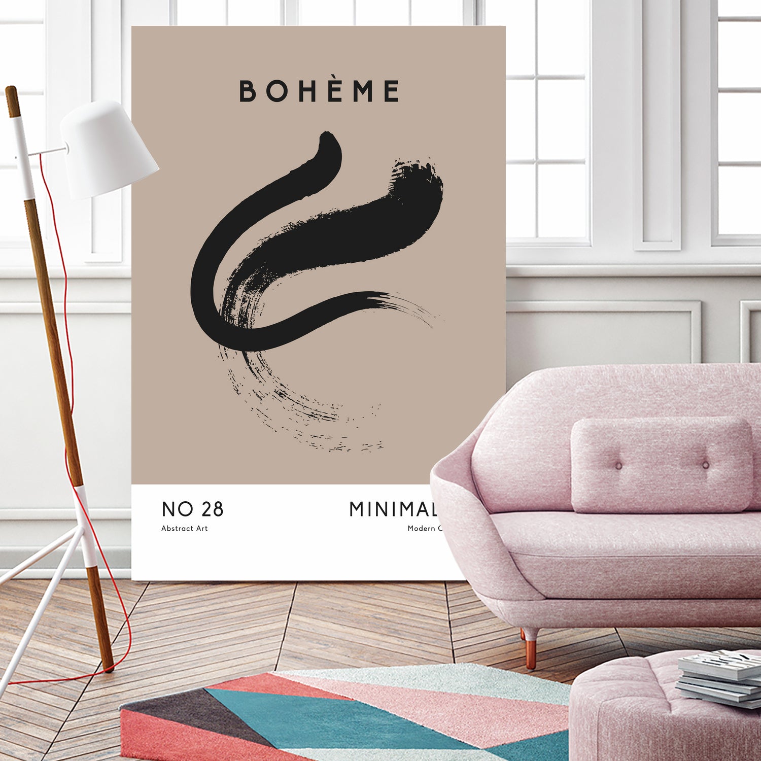 Esprit Bohème by M Studio on GIANT ART - beige minimalist