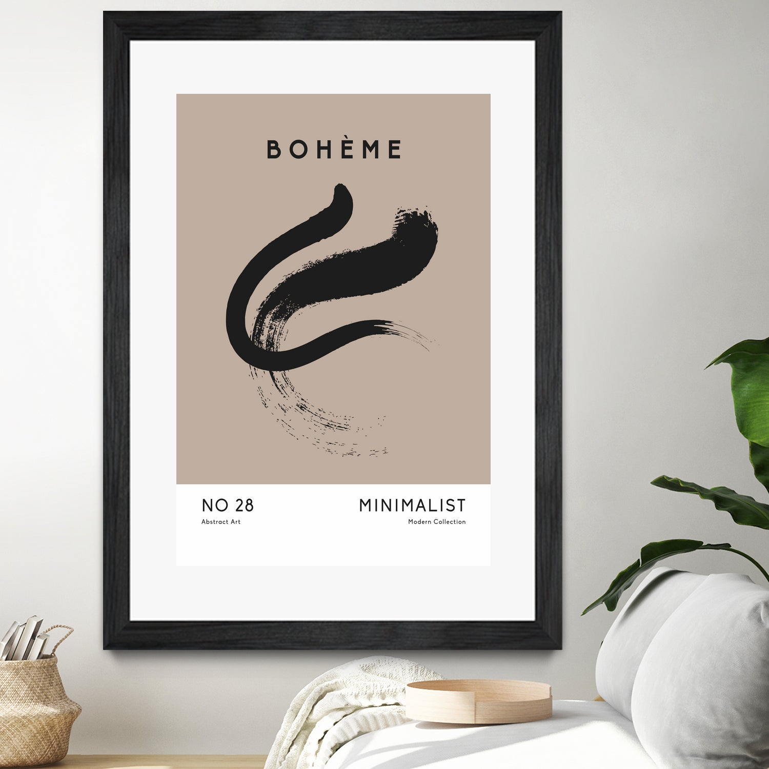 Esprit Bohème by M Studio on GIANT ART - beige minimalist
