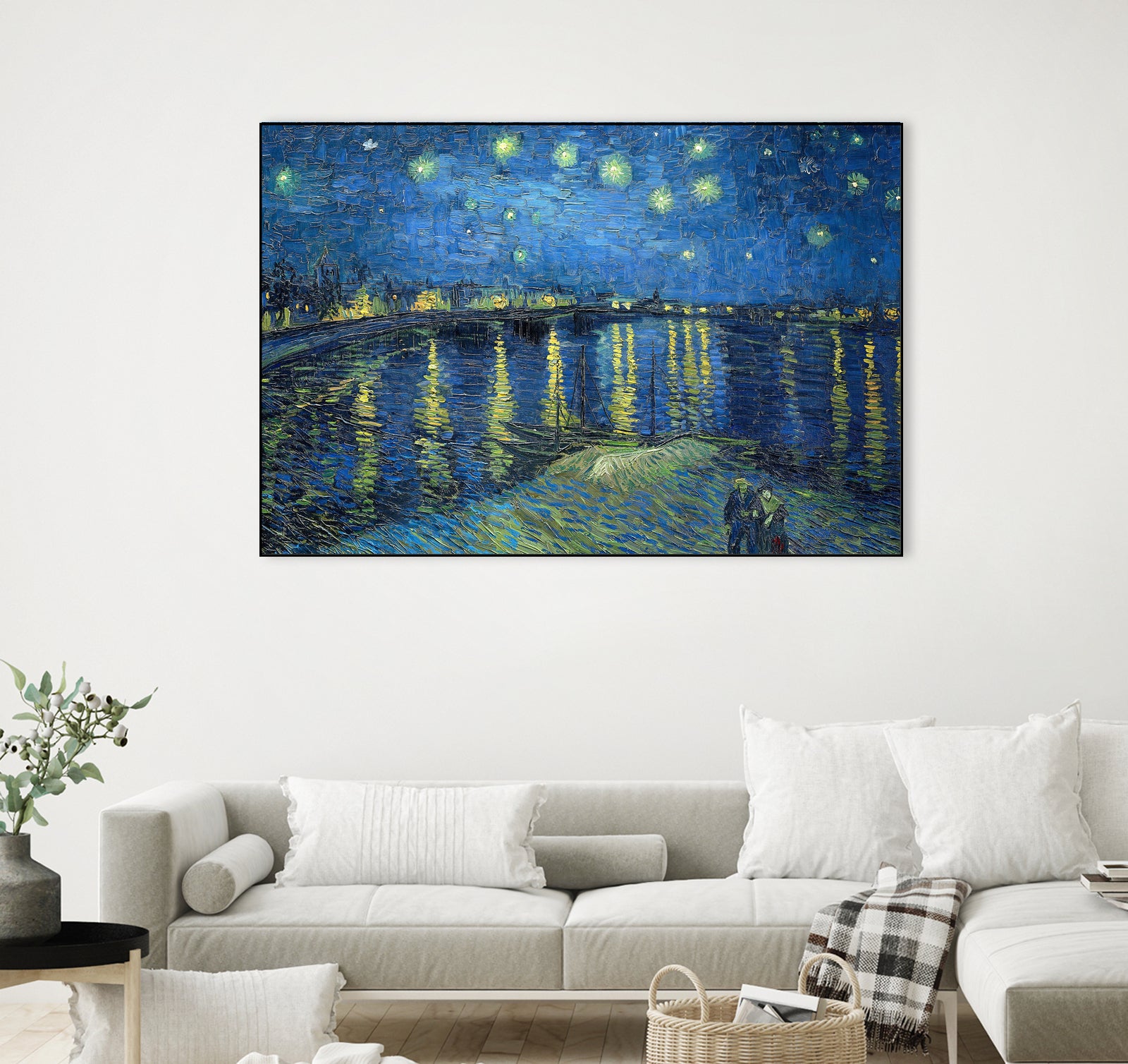 Starry Night Over the Rhône by Vincent van Gogh on GIANT ART - masters masters