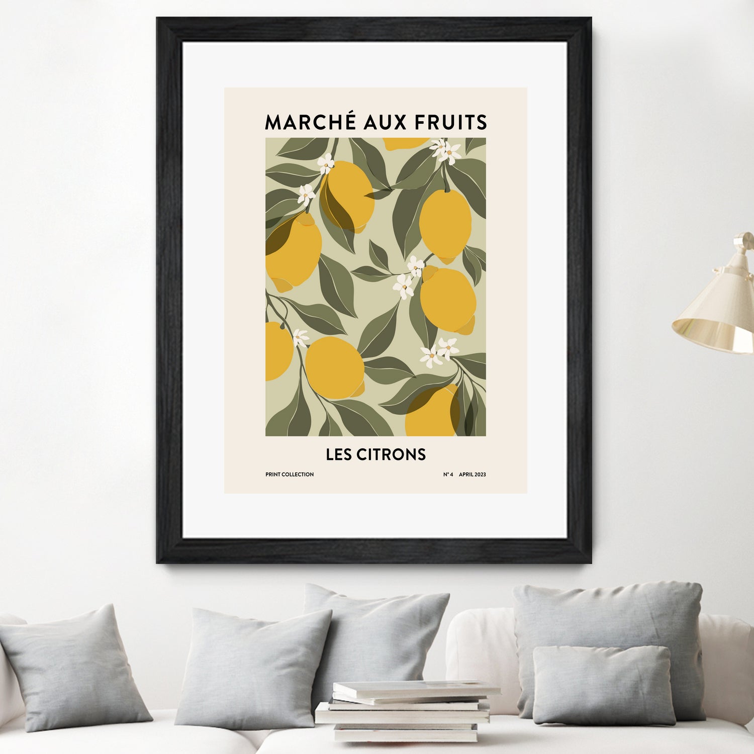 Les agrumes by M Studio on GIANT ART - green illustration lemon