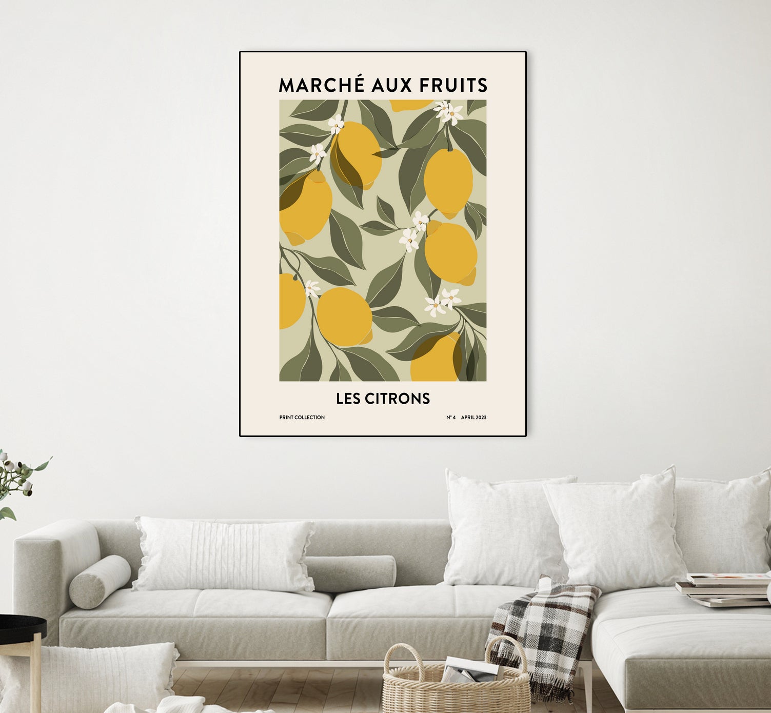 Les agrumes by M Studio on GIANT ART - green illustration lemon