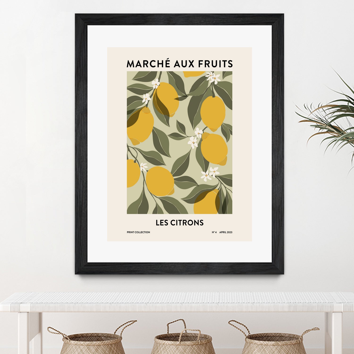 Les agrumes by M Studio on GIANT ART - green illustration lemon