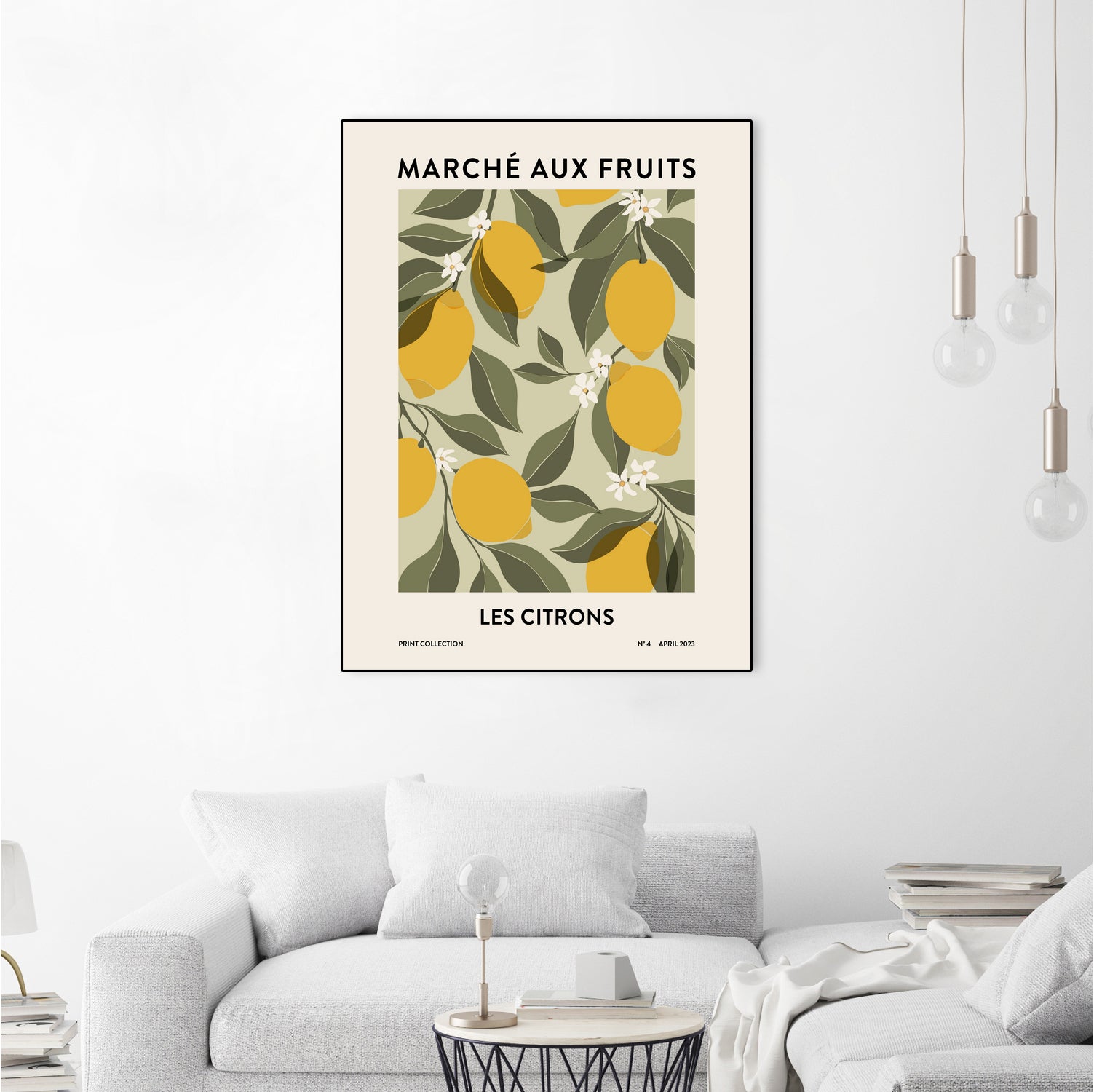 Les agrumes by M Studio on GIANT ART - green illustration lemon