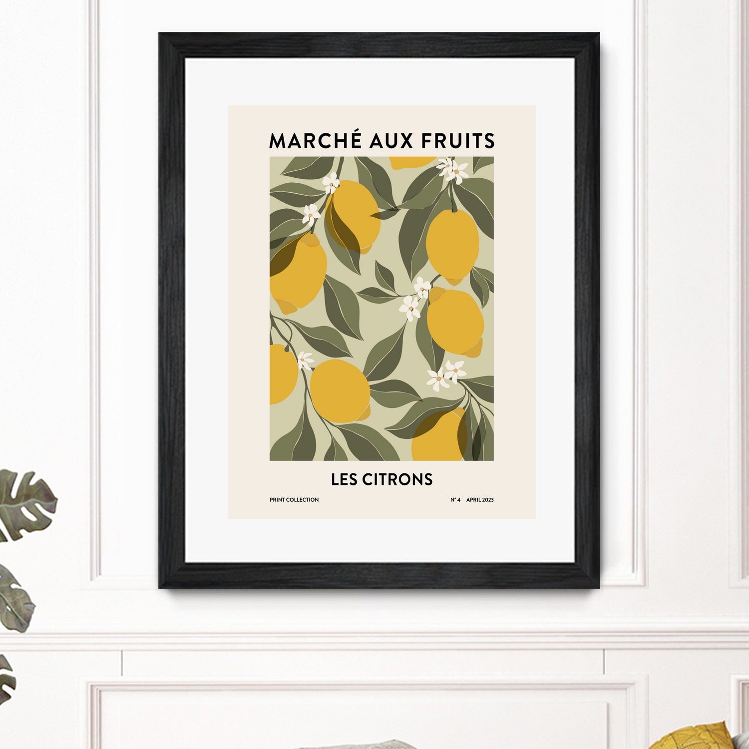 Les agrumes by M Studio on GIANT ART - green illustration lemon
