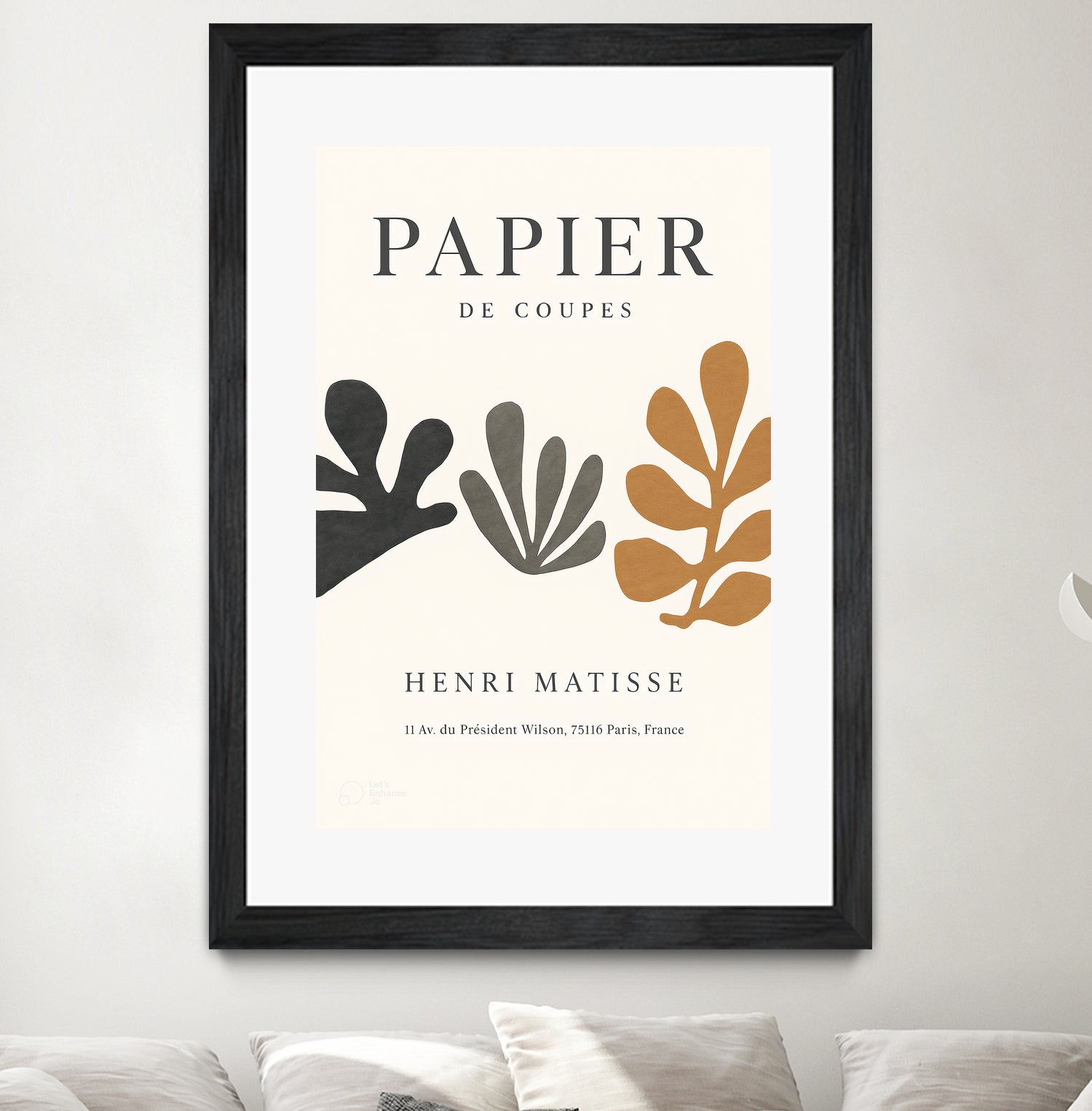 Papier d'automne by M Studio on GIANT ART - beige off cuts
