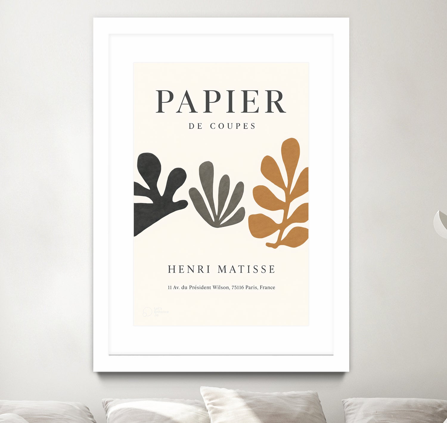Papier d'automne by M Studio on GIANT ART - beige off cuts