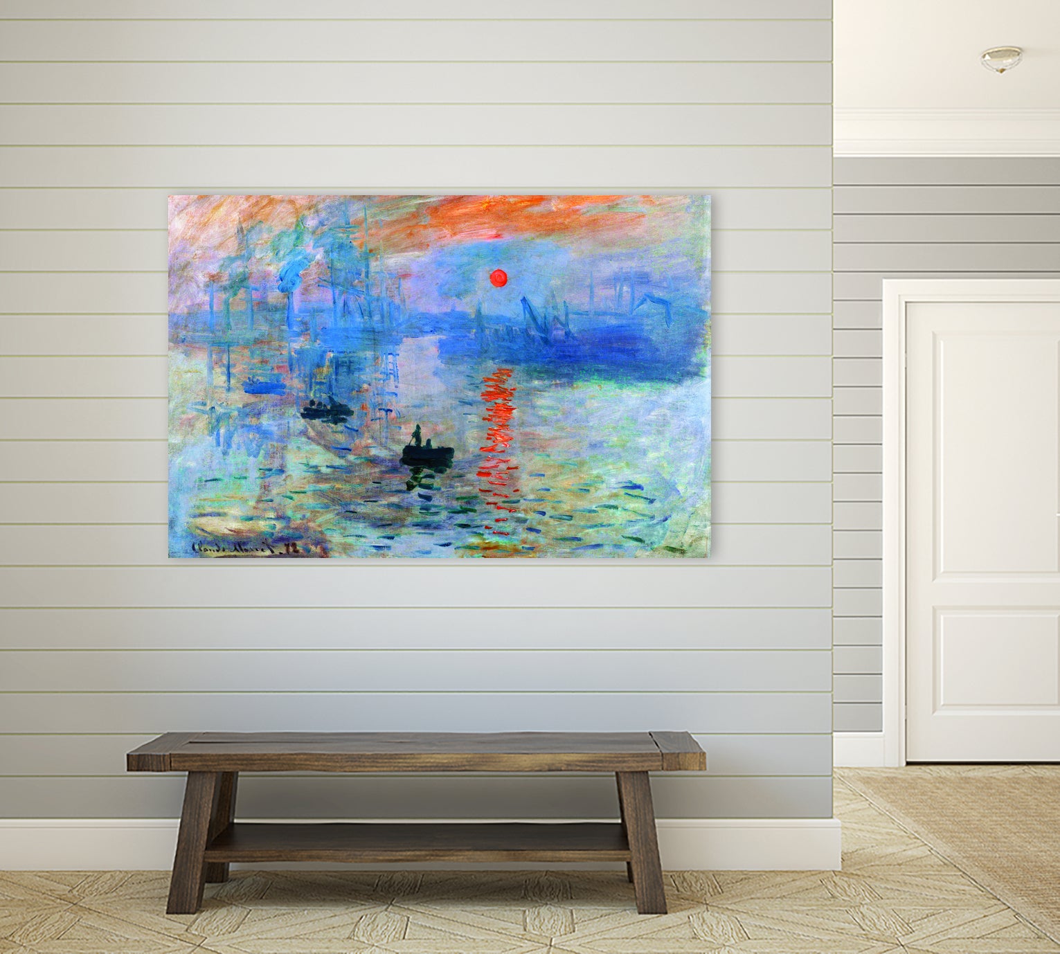 Sunrise 1872 by Monet on GIANT ART - museums