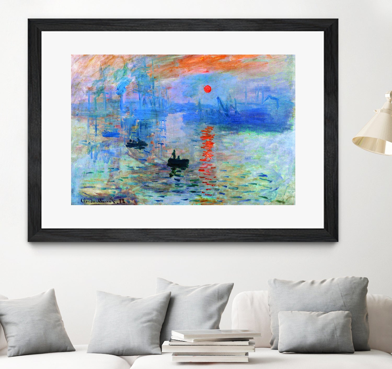 Sunrise 1872 by Monet on GIANT ART - museums