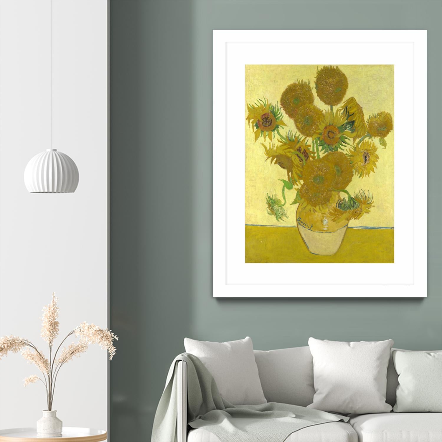 Sunflowers on Gold, 1888 by Vicent van Gogh on GIANT ART