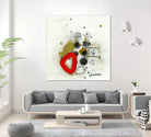 Actual #1 by Sylvie Cloutier on GIANT ART - red abstrait