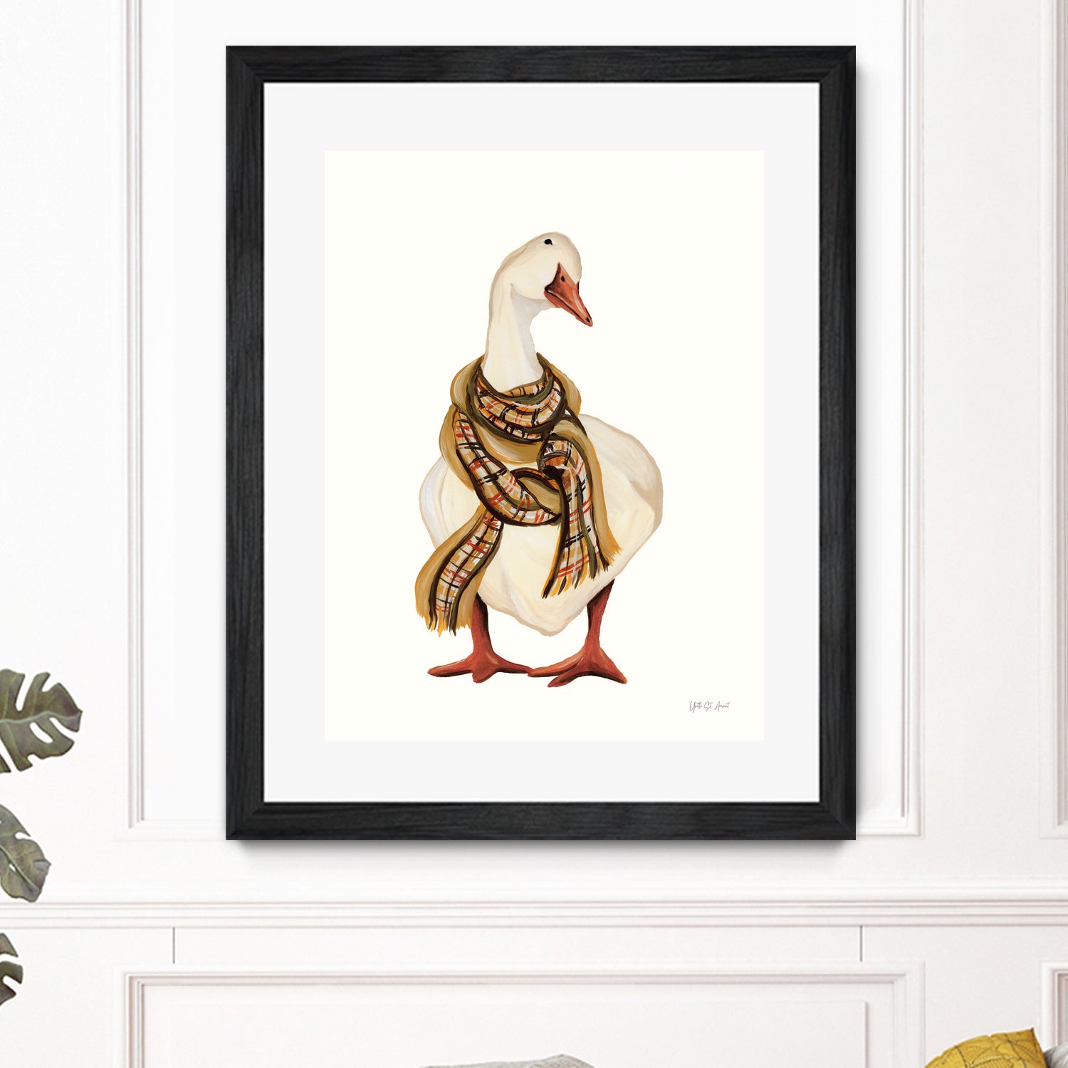 Goose with Scarf by Yvette St. Amant on GIANT ART - animal
