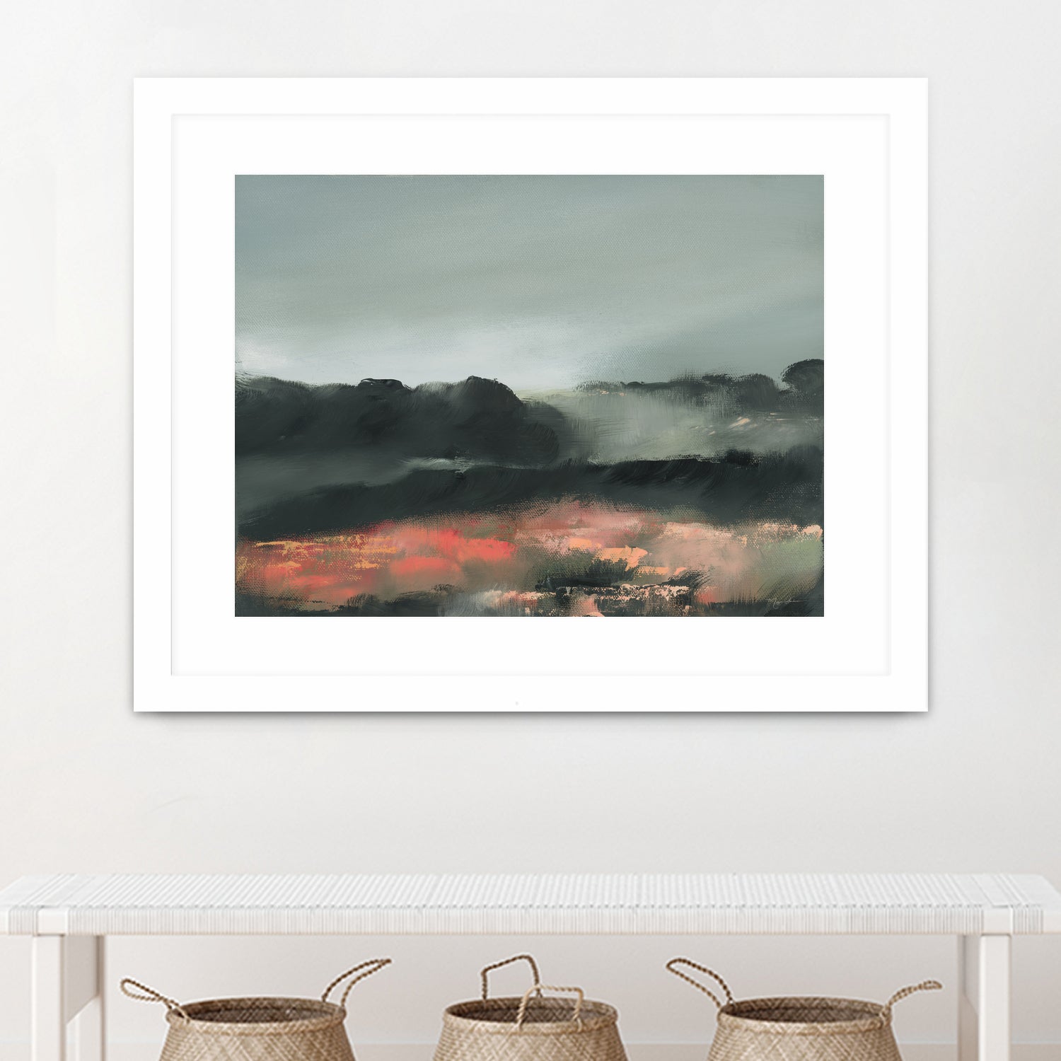 Ruby Meadow by Maggie Sackmann on GIANT ART - abstract